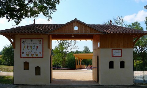 ceramique enseigne theatre de verdure